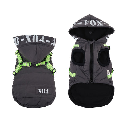 Abrigo Impermeable para Perros con Forro Polar y Capucha - Image 7