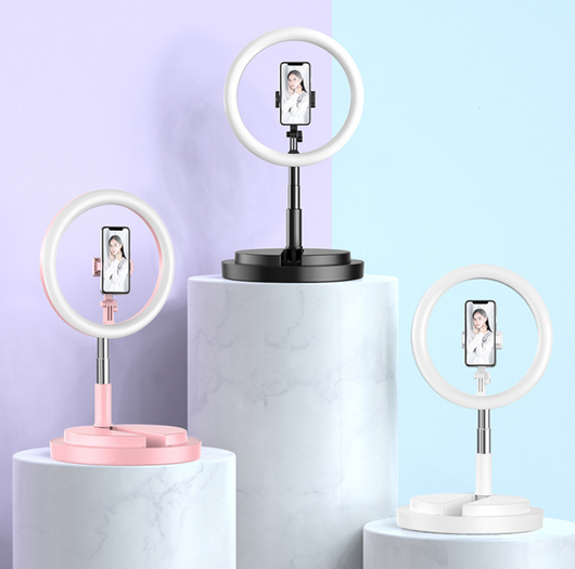 Aro de Luz LED Portátil para Selfies, Vlogs y Transmisiones en Vivo - Image 8
