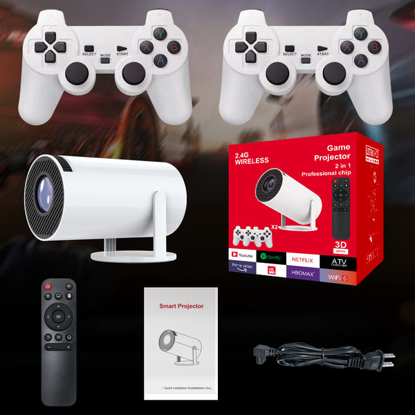 Proyector Portátil HD para Juegos con Espejo de Pantalla Inalámbrico