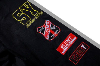 Chaqueta Motociclista Retro con Parches Bordados Hip Hop Street Racing - Image 4