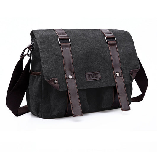 Bolsa de Lona Casual para Hombre - Diseño Minimalista y Versátil - Image 4