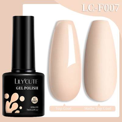 Set de Pegamento para Uñas con Brillo de Color Sólido - Image 42