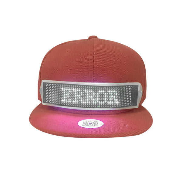 Gorra LED Publicitaria con Pantalla Flexible y Control por App