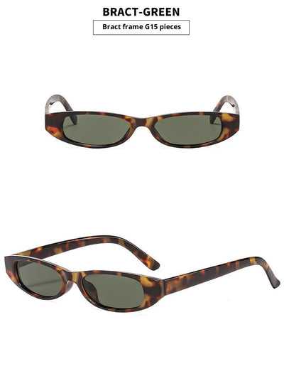 Yellow retro small frame sunglasses with translucent frames and matching yellow lenses on a white background. - Image 23