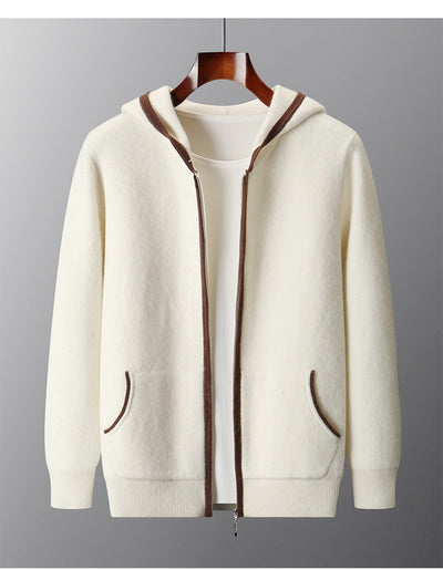 Cardigan de Cachemira con Cierre de Cremallera y Capucha - Image 12