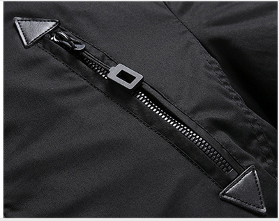 Chaqueta de Invierno Casual para Hombre con Capucha Desmontable - Image 11