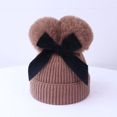 Gorro Tejido con Doble Pompón - Calidez y Estilo para el Invierno - Image 8