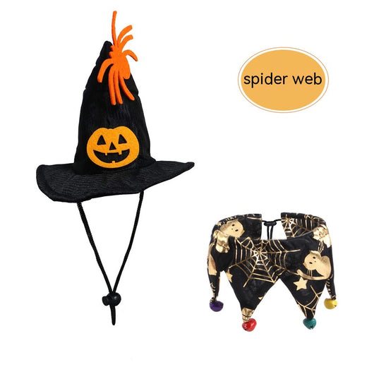 Conjunto de Gorro y Bufanda Gato Halloween - Image 11