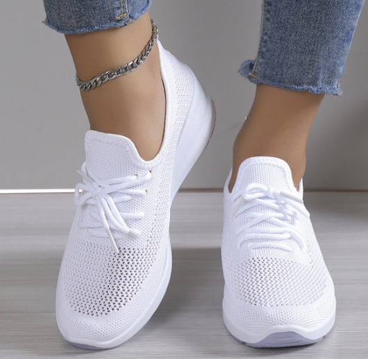 Tacones Cuña Plataforma Respirable con Malla para Mujer - Image 16
