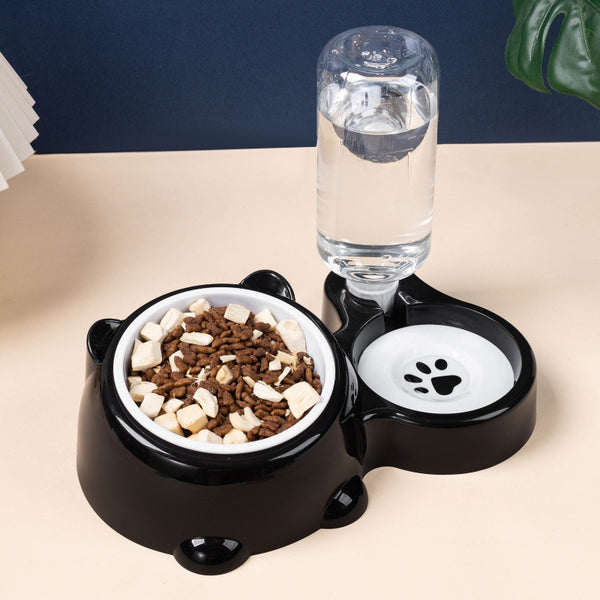 Dispensador Automático 2 en 1 de Agua y Comida para Mascotas