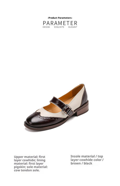 Zapatos de Cuero con Bloques de Color - Diseño Moderno y Versátil - Image 8