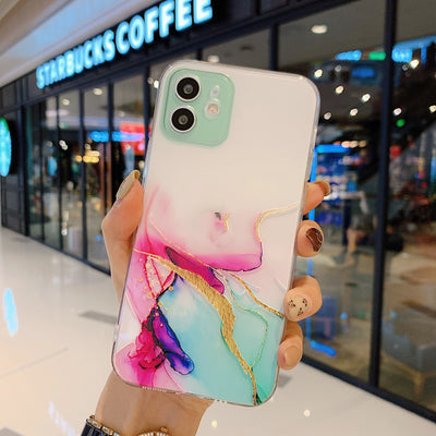 Funda TPU Transparente con Diseño de Mármol Hueco - Image 8