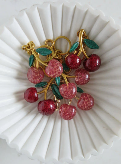 Cherry Bag Charm