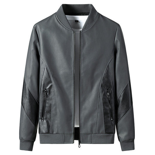Chaqueta Otoñal Holgada para Hombre Talla Grande Estilo Papá - Image 12