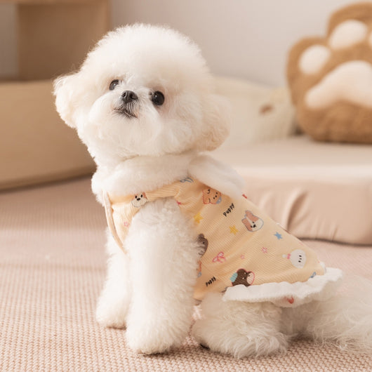 Abrigo Polar Teddy con Orejas 3D para Mascotas - Chamarra Cálida para Perros - Image 11