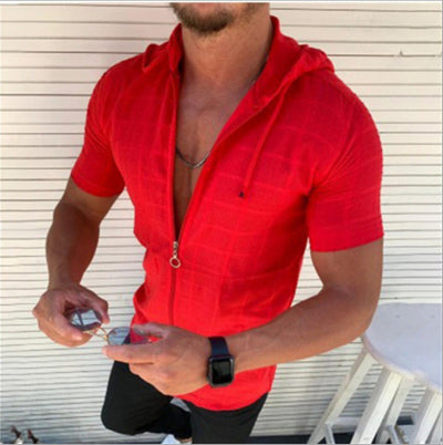 Playera Deportiva con Capucha y Cierre para Hombre - Image 4