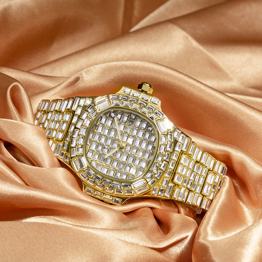 Calendario Diamante Cuadrado Impermeable para Hombre - Image 11