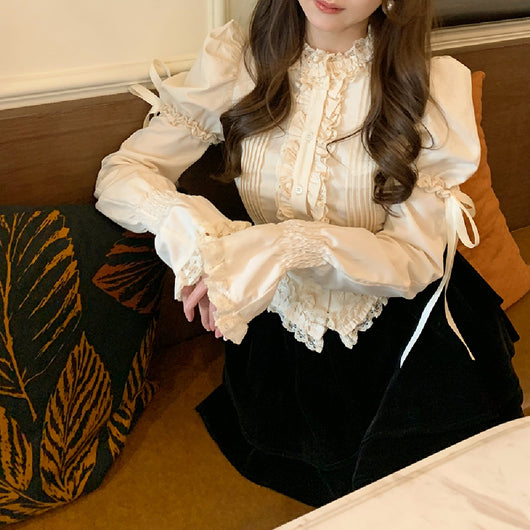 Blusa de Manga Larga con Volantes - Image 3