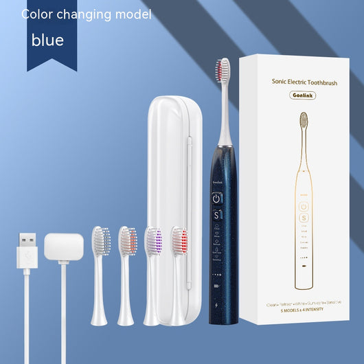 Cepillo de Dientes Eléctrico Ultrasónico Inalámbrico Portátil con Vibración - Image 4