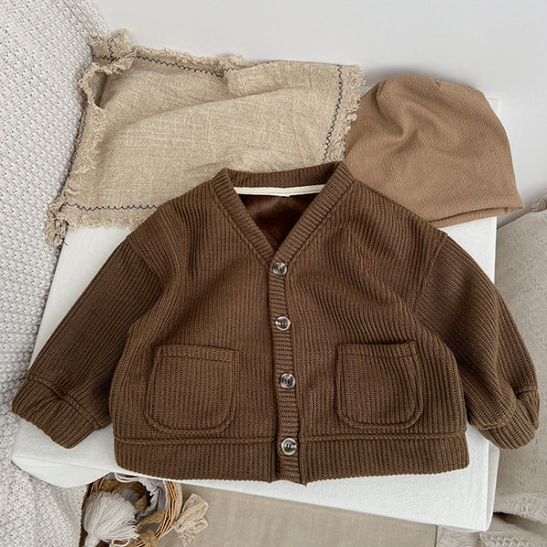 Cardigan Térmico Acolchado para Bebé - Unisex con Cuello V