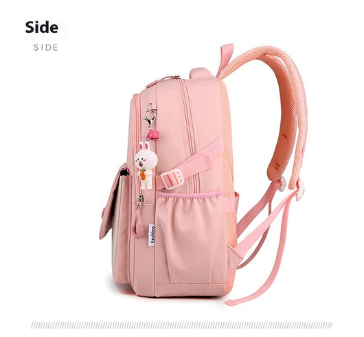 Mochila Escolar Ligera y de Gran Capacidad con Contraste de Colores - Image 19