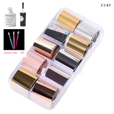 Set de 12 Láminas Decorativas para Uñas - Transferencias Nail Art - Image 57