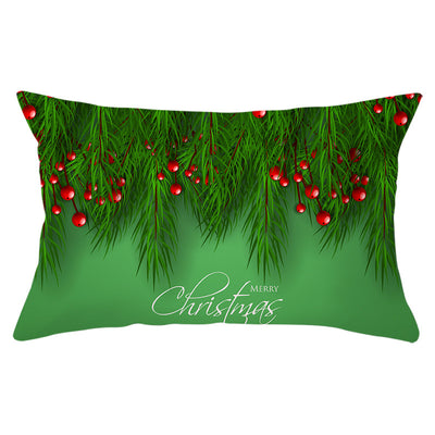Funda de Almohada Navideña Serie Verde con Estampado Piel de Melocotón - Image 8