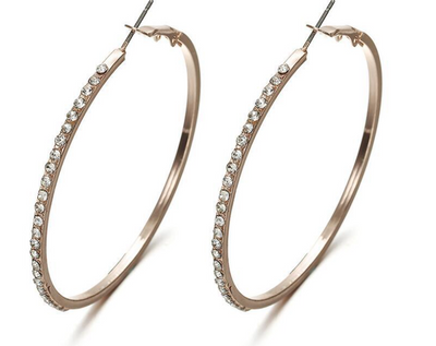 Aretes Coreanos Hueco Personalidad Simple Anillo Elegante - Image 9