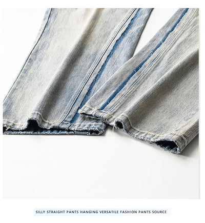 Pantalones Denim Rectos Oversize para Hombre - Image 16