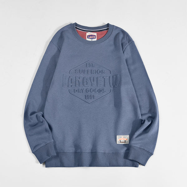 Sudadera Oversize de Algodón con Estampado Vintage