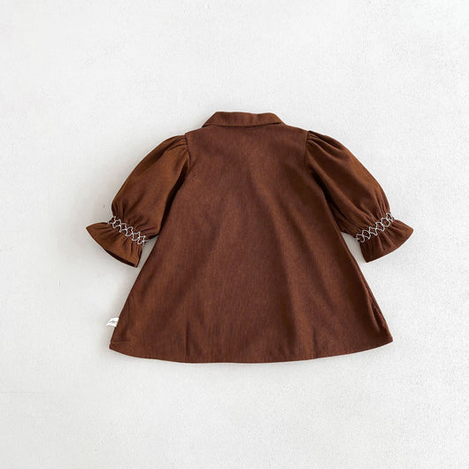 Vestido Enterizo de Pana para Bebé Niña con Diseño Triangular - Image 61