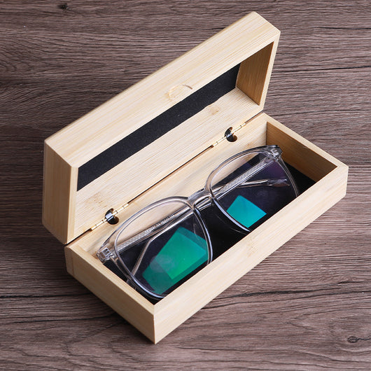 Estuche Organizador de Bambú para Gafas - Caja de Almacenamiento Elegante - Image 3