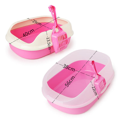 Arenero para Gatos con Pala Laterales Altos Poliéster Premium - Image 2