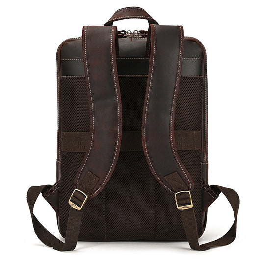 Mochila de Cuero Vintage para Hombre - Piel de Res Auténtica - Image 3