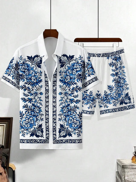 Traje Estampado Floral Retro con Impresión 3D Digital - Image 6
