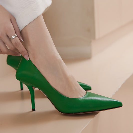 Zapatos de Tacón Stiletto Puntiagudo 6cm - Elegancia Europea y Americana - Image 2