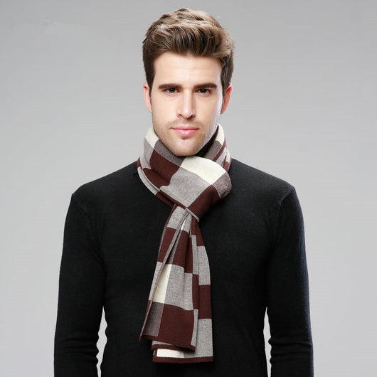 Bufanda de Cachemira a Cuadros Británicos para Hombre - Elegancia y Calidez - Image 18