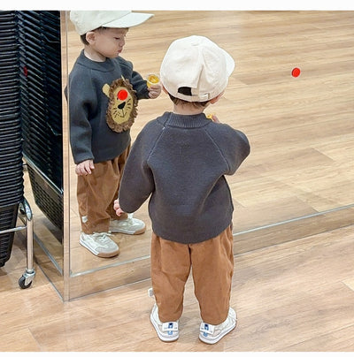 Suéter Pullover Coreano para Niños - Estilo Occidental - Image 23