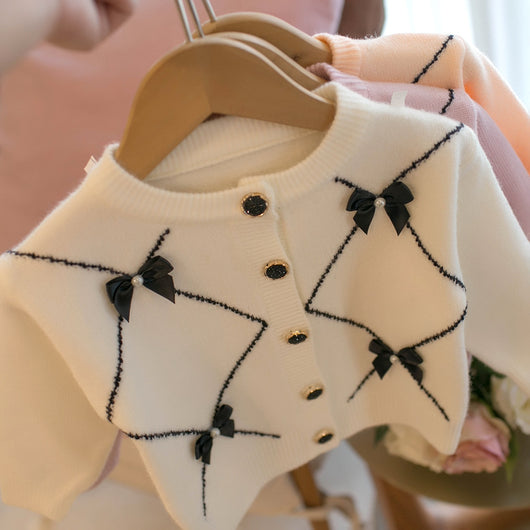 Cardigan Niña con Moño - Suéter Elegante para Niñas - Image 14