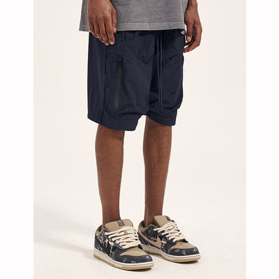 Shorts Casuales Holgados Retro Funcionales para Hombre - Image 18