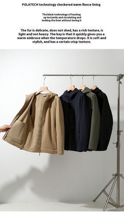 Abrigo Ejecutivo de Piel de Conejo Multifuncional para Hombre - Image 12