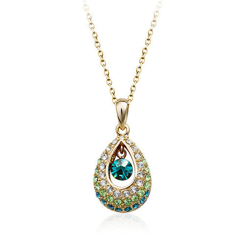Collar Largo de Cristal Austriaco Clásico Versátil