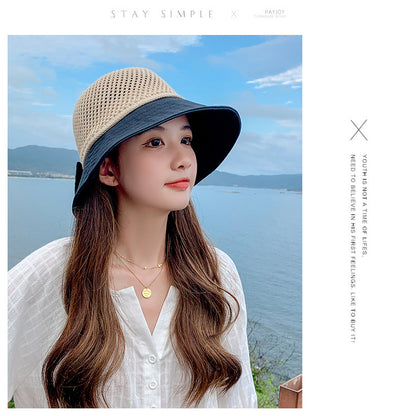Gorro de Sol para Mujer con Malla Transpirable y Moño - Image 13