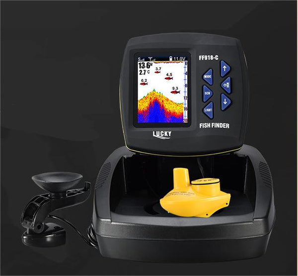 Buscador de Peces con Sonar Inteligente para Aguas Turbias