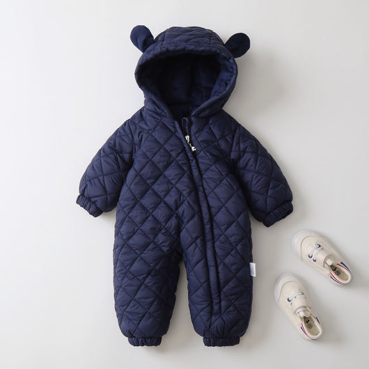Mameluco Térmico Infantil con Capucha y Forro Polar para Invierno - Image 14