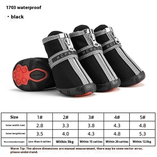 Botines Protectores para Perros: Impermeables, Antideslizantes y Transpirables - Image 7