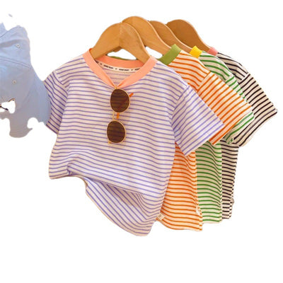 Blusa para Bebé Niña con Rayas de Contraste - Image 5