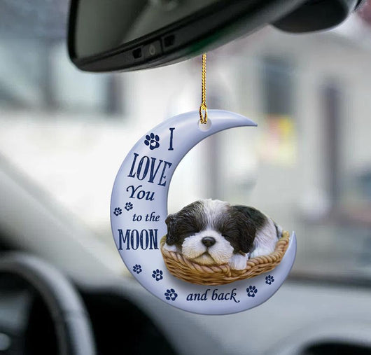 Adorno Colgante Perro Durmiente Ángel - Decoración Acrílica para Hogar y Vehículo - Image 32