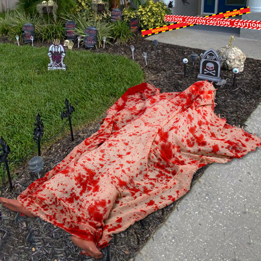 Decoración Interactiva de Zombie con Pelo Luminoso y Efectos de Sonido