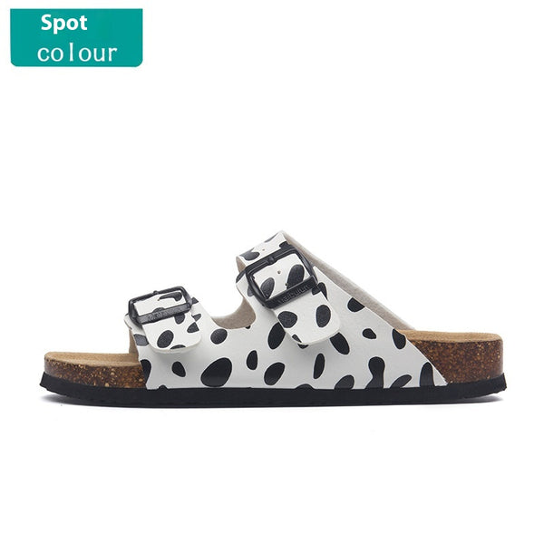 Sandalias de Corcho con Hebilla - Cómodas Chanclas de Playa para Verano